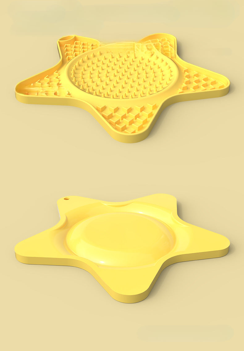 Pet Silicone Lick Mat Wet Food Nutritional Paste Slow Feeder Mat Dog Cat Interactive Fun Lick Pad