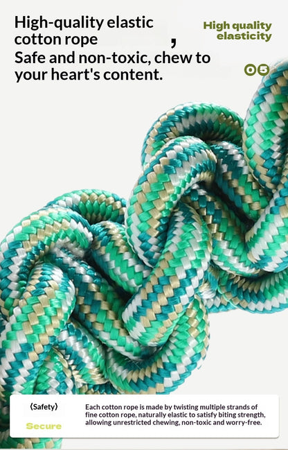 Pet Dog Toy Durable Chew Rope Knot Toy Sound-Making Boredom-Relief Artifact Creative Vegetable Dog Toy