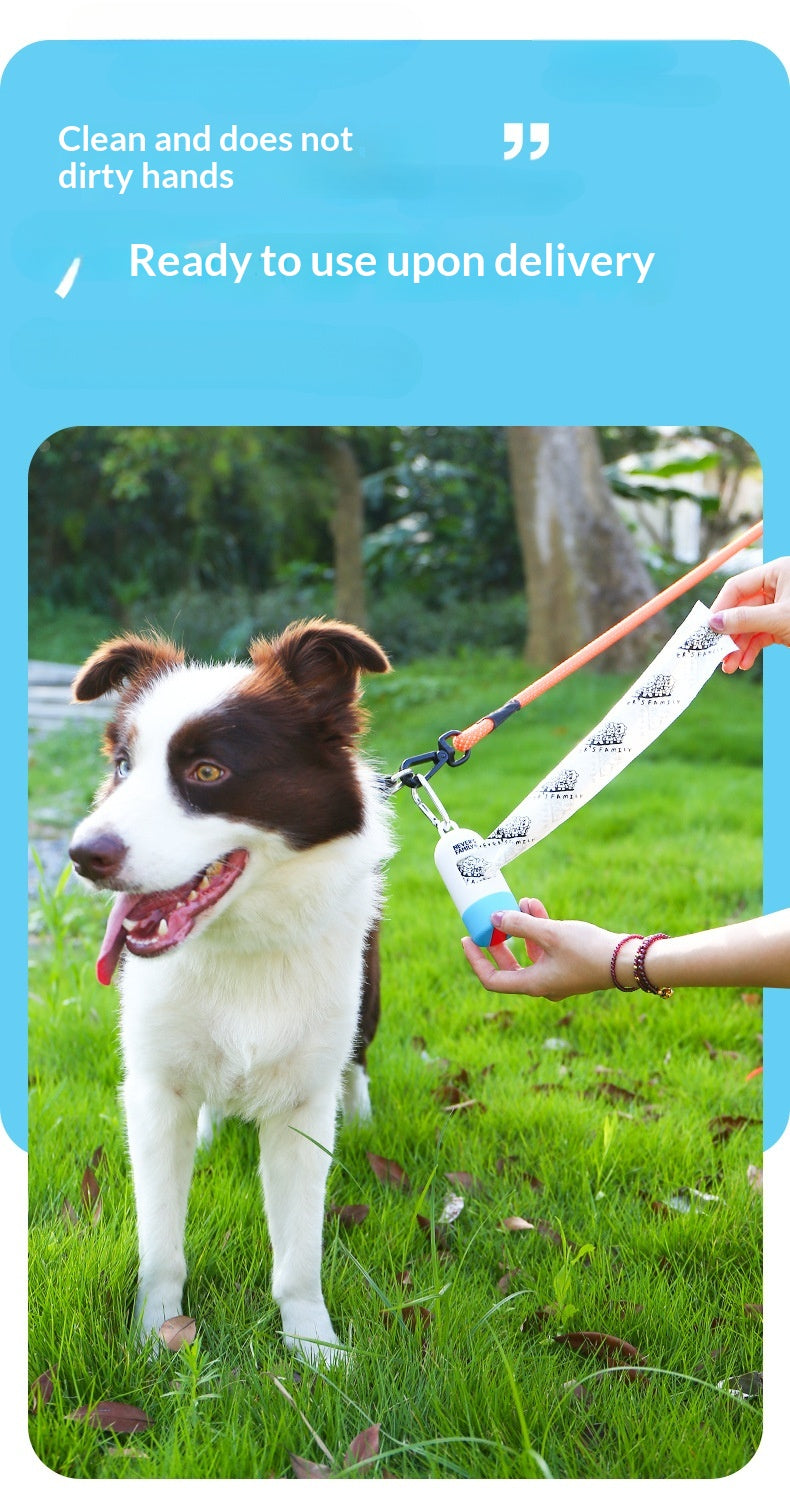 Neva Family Collaboration Pet Store Selected Supplies Outdoor Portable Cat and Dog Drinking Water Bottle Capsule Poop Bag Dispenser