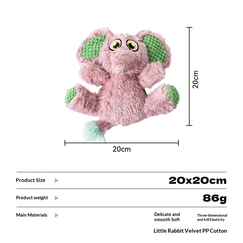 [Pet-Animal Series Dog Toy] Dog Toy Plush Sound-Making Self-Entertainment Artifact Durable Chew-Resistant