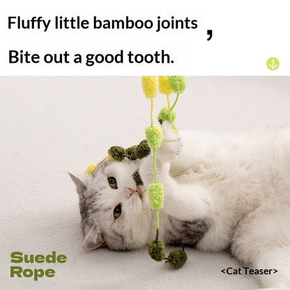 [Pet_Teasing Cat Stick] Kitten Teasing Catnip Self-Entertainment Good Quality Cat Plush Toy