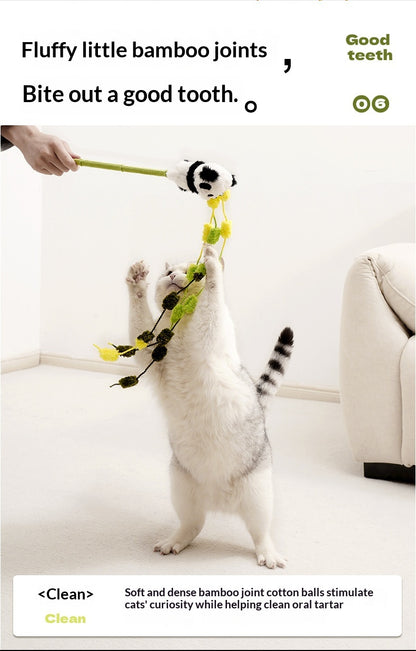 [Pet_Teasing Cat Stick] Kitten Teasing Catnip Self-Entertainment Good Quality Cat Plush Toy