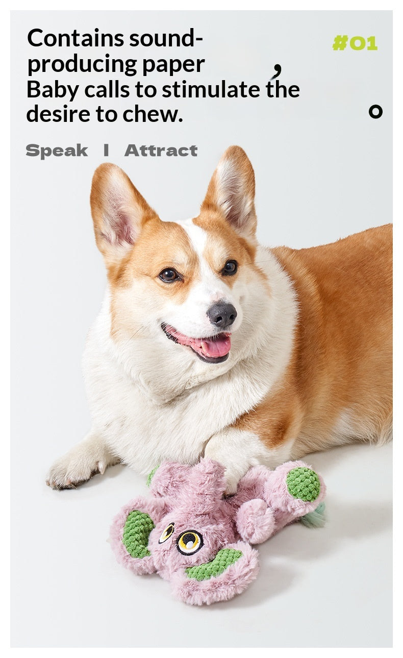 [Pet-Animal Series Dog Toy] Dog Toy Plush Sound-Making Self-Entertainment Artifact Durable Chew-Resistant