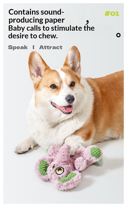[Pet-Animal Series Dog Toy] Dog Toy Plush Sound-Making Self-Entertainment Artifact Durable Chew-Resistant
