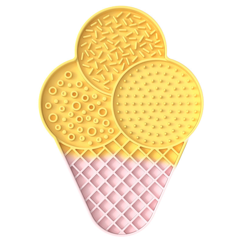 Pet Silicone Lick Mat Wet Food Nutritional Paste Slow Feeder Mat Dog Cat Interactive Fun Lick Pad