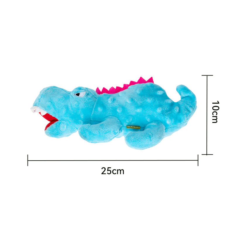 [Dinosaur Family Series Dog Toys] Plush Teddy Small and Medium-sized Dog Teething Sound Artifact