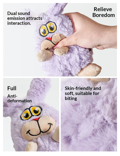 [Pet-Animal Series Dog Toy] Dog Toy Plush Sound-Making Self-Entertainment Artifact Durable Chew-Resistant