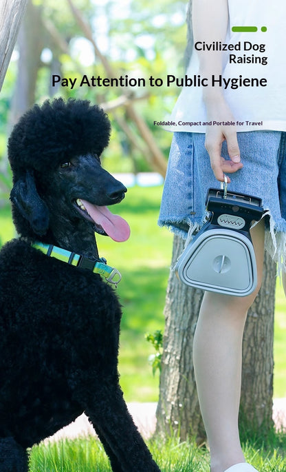 Pet Poop Scooper Outdoor Portable Foldable with Hanging Buckle Trash Bag Poop Shovel Tool Dog Poop Scooper