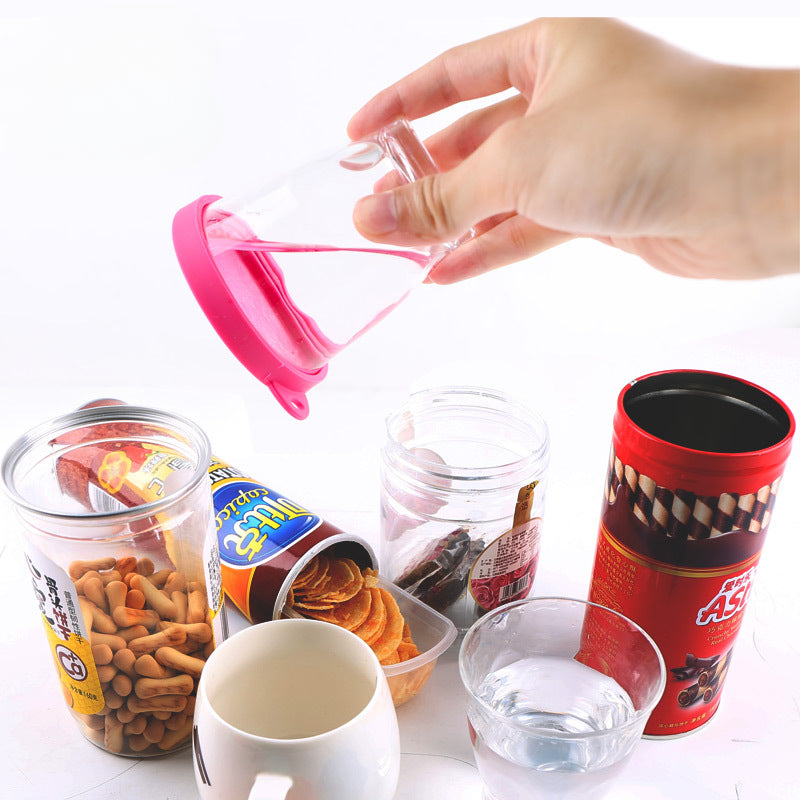 Pet Can Lid Sealing Fresh-keeping Silicone Lid Cat Dog Pet Supplies Dog Cat Wet Food Sealing Lid