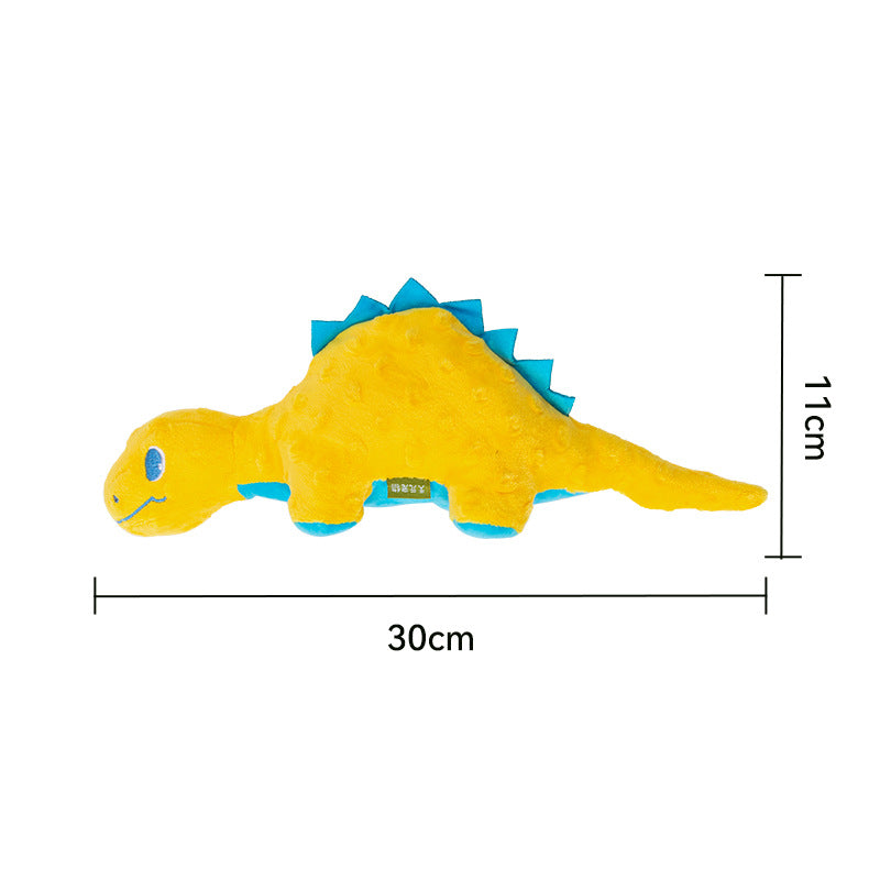 [Dinosaur Family Series Dog Toys] Plush Teddy Small and Medium-sized Dog Teething Sound Artifact