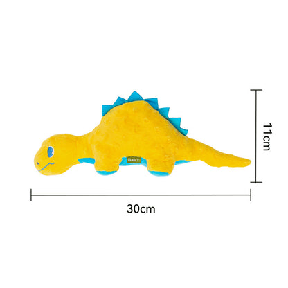 [Dinosaur Family Series Dog Toys] Plush Teddy Small and Medium-sized Dog Teething Sound Artifact