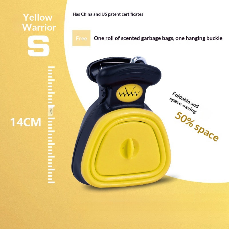 Pet Poop Scooper Outdoor Portable Foldable with Hanging Buckle Trash Bag Poop Shovel Tool Dog Poop Scooper