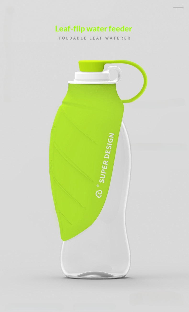 Pet Supplies Cat and Dog Outdoor Portable Water Bottle Drinking Device Pet Water Feeder Drinking Artifact