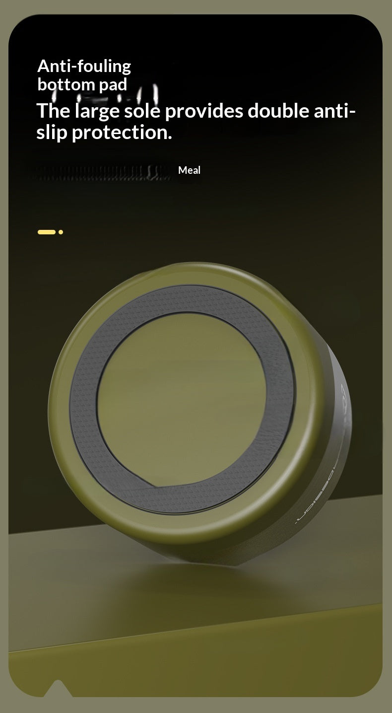 304 Stainless Steel Pet Bowl Cat Dog Drinking Feeding Non-Slip Anti-Tip Double Layer Stainless Steel Dog Bowl Cat Bowl