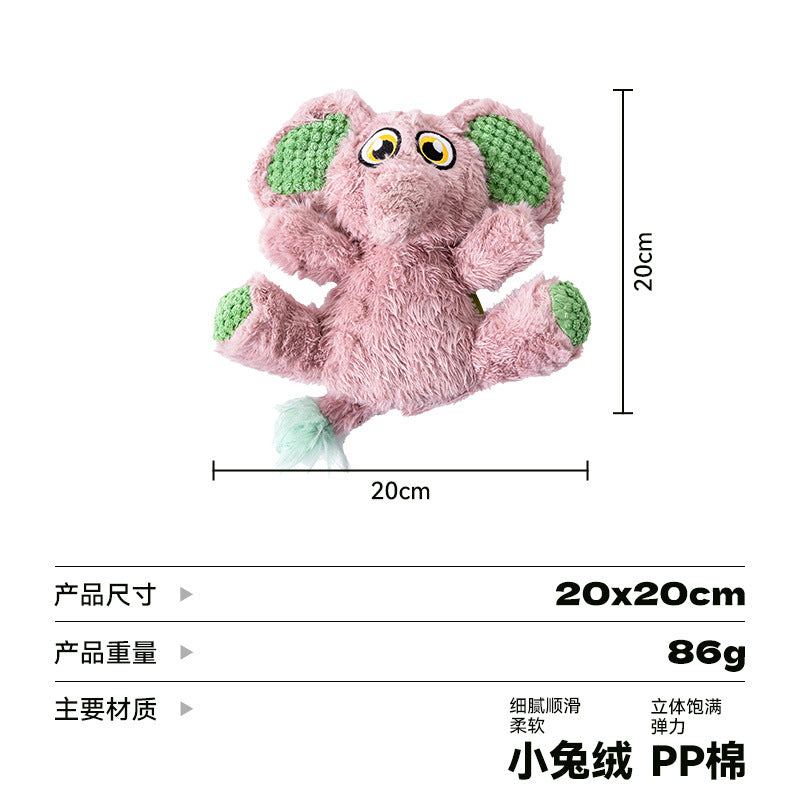 [Pet-Animal Series Dog Toy] Dog Toy Plush Sound-Making Self-Entertainment Artifact Durable Chew-Resistant