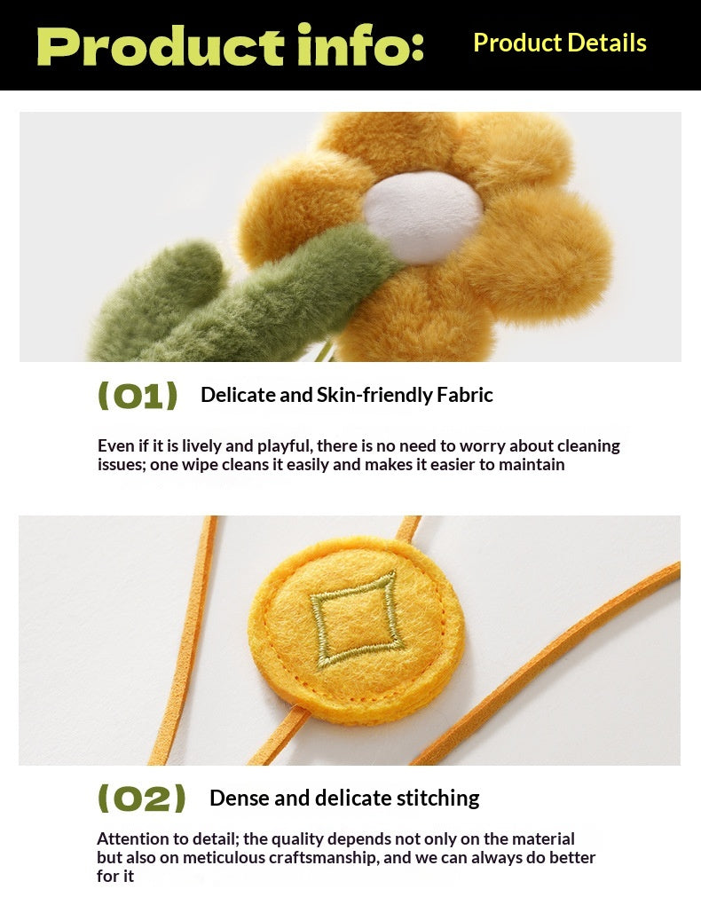 [Pet_Teasing Cat Stick] Kitten Teasing Catnip Self-Entertainment Good Quality Cat Plush Toy