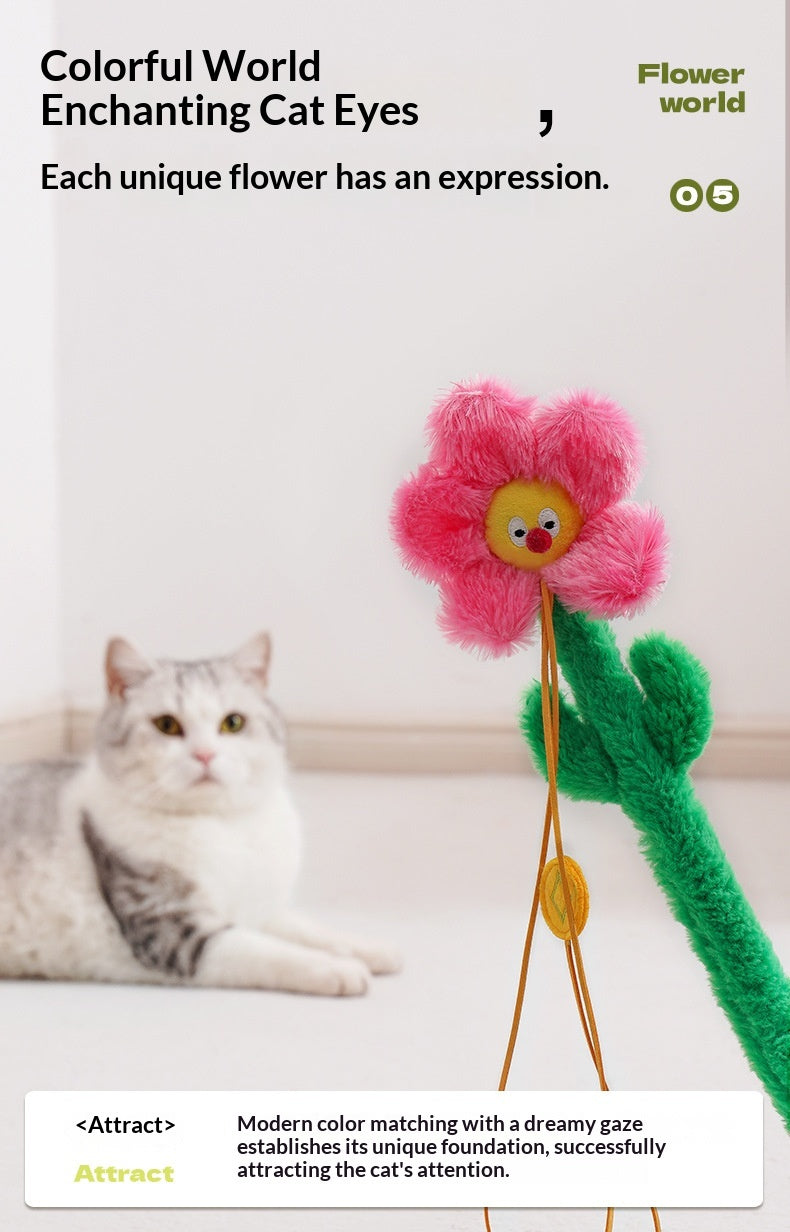 [Pet_Teasing Cat Stick] Kitten Teasing Catnip Self-Entertainment Good Quality Cat Plush Toy