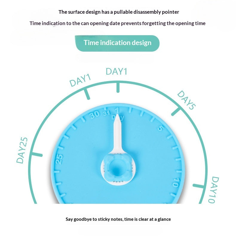 Pet Can Lid Sealing Fresh-keeping Silicone Lid Cat Dog Pet Supplies Dog Cat Wet Food Sealing Lid