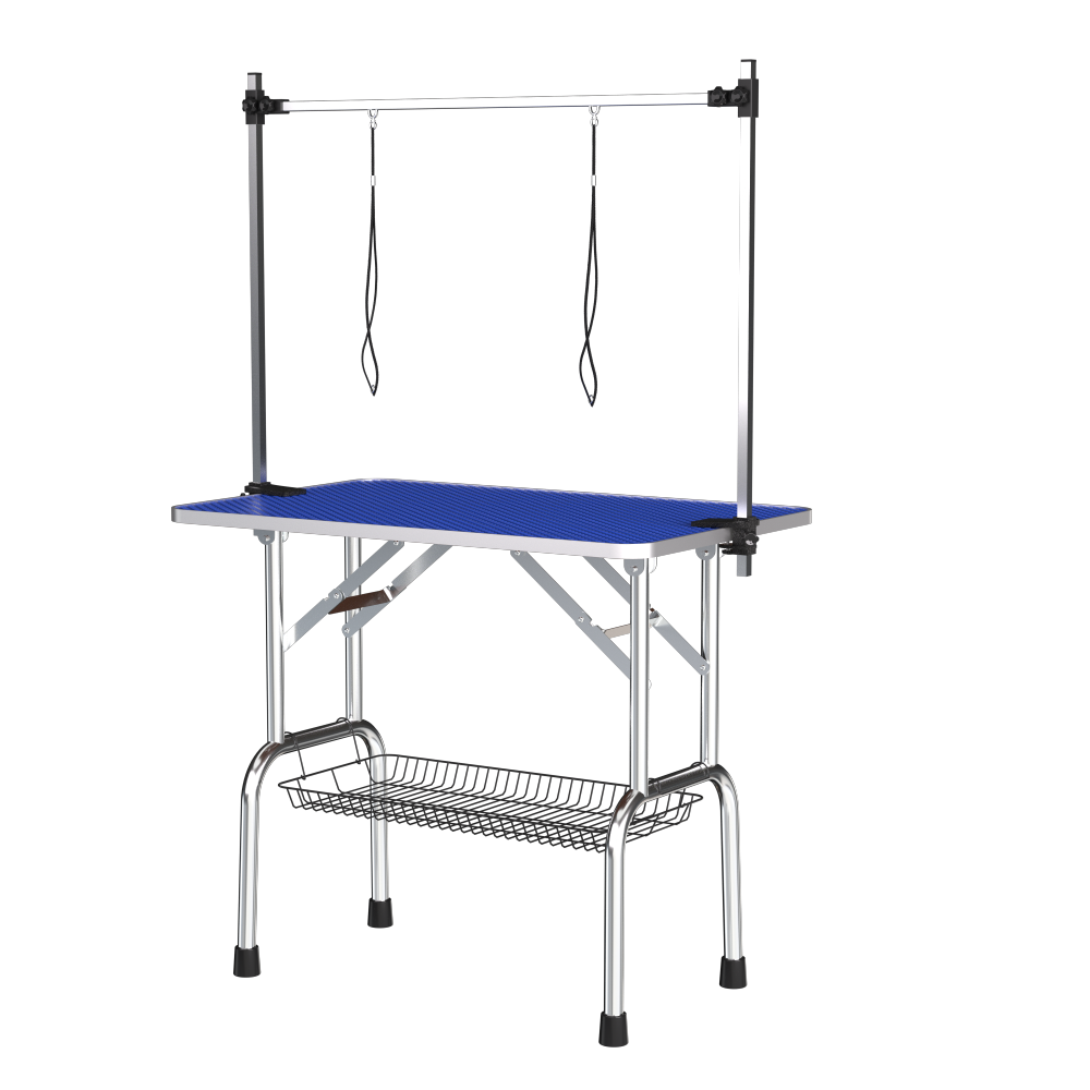 36" Folding Dog Pet Grooming Table Heavy Duty Stainless Steel pet dog Cat Grooming Table