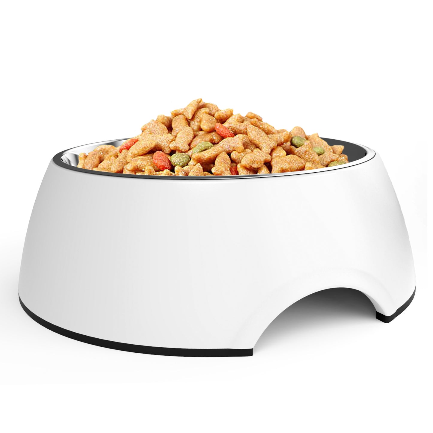 Pet Bowl Dog Bowl Cat Bowl Pet Supplies Dog Food Bowl Cat Bowl Melamine Stainless Steel Dog Bowl Classic Round Bowl