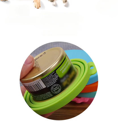 Pet Can Lid Sealing Fresh-keeping Silicone Lid Cat Dog Pet Supplies Dog Cat Wet Food Sealing Lid