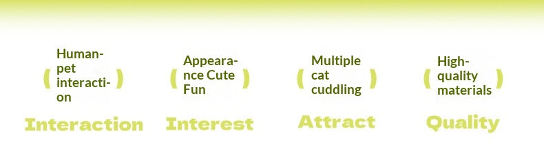 [Pet_Teasing Cat Stick] Kitten Teasing Catnip Self-Entertainment Good Quality Cat Plush Toy