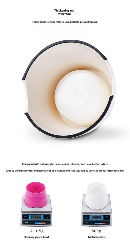 Dog Bowl Dog Food Bowl Pet Food Bowl Dog Food Bowl Protects Neck Anti-Spill High Bowl for Medium and Large Dogs